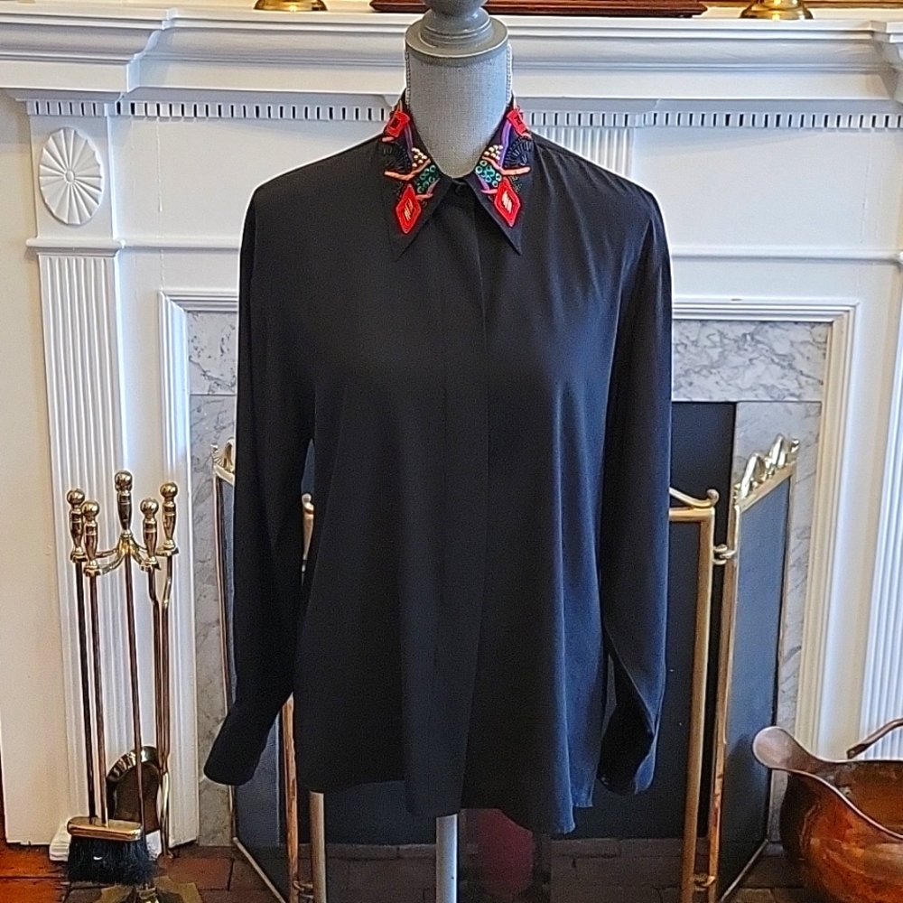 Vintage 1980's Exit Shops Blouse